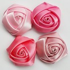 Chenkou Craft 30pcs Assorted Satin Ribbon Rose Flowers Bows Craft Mix Lots  r   