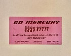 Beatles 1966 St Louis Concert Ticket Stub