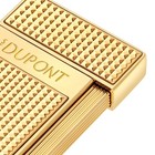 S t  Dupont Slimmy Gold Diamond Head Torch Lighter   28119   New In Box  