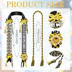 2pack Gold Graduation Leis Class Of 2026 65inch Money Lei With Cash Holder Handm