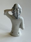 Vintage Porcelain Victorian Lady Half Doll Germany Pin Cushion Topper 4 75   