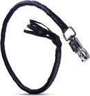 Genuine Leather Motorcycle Get Back Whip 42    For Handlebar W quick Release Clasp