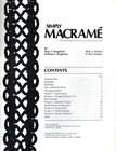 Simply Macrame An Introduction To Knots Stitches Macrame  Pattern Leaflet