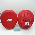 Winning Cm-50 Boxing Punch Mitts Strike Pads Red Soft Type Used Japan Authentic