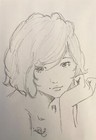 Original Signed Pencil Sketch - Daydreaming Diva - Sketch Of Mellow Young Woman