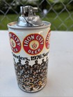 Vintage Iron City Beer Can Cigarette Lighter Steelers 1976 Super Bowl Champs