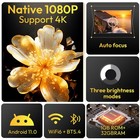 4k Hd Smart Projector Android Led 5g Wifi Bluetooth 25000lms Office Home Theater