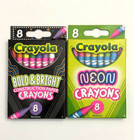 Crayola Crayons Specialty Colors Pastels  Neon  Metal  Glitter  Etc  10 Pks  New