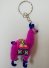 5 Llama Keychains - Colorful   Handmade In Per  