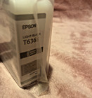 Genuine Epson Light Black Ink Cartridge T6367 Date On Ink Is January 2024