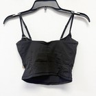 Skims Nwt Women s S Fits Everybody Cropped Cami In Onyx Black 