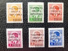 Croatia  1-8 Mh  1941 Overprints  Scott Catalog Value   89 50 For Nh