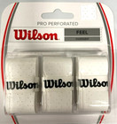 Wilson - Wrz4005wh - Perforated Pro Tennis Racquets Over Grip -white - Pack Of 3