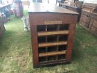 C1890 Antique Oak Hardware Store Counter Va Origin 97  X 46  X 33 25  Slant Top