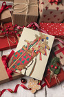 Christmas Golf Clubs Card - Cute Golfing Christmas Cards - 18 Cards   Envelopes