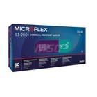 50 Pack Microflex 93260090 Disposable Gloves  7 8 Mil  Nitrile