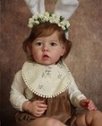 Assembled Lovely Toddler Girl 28inch Reborn Baby Doll Collectible Kids Toy Gifts