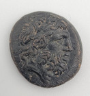 Ancient Greek Coin Pontos Amisos Zeus eagle   Mithradates Vi   C  120-65 Bc