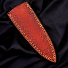 6  Inches Custom Hand Made Cow Leather Sheath For Fixed Blade Knife 1446