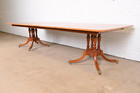 Baker Furniture Historic Charleston Georgian Banded Mahogany Dining Table