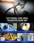 Omt 12v 12gpm 1 5hp Fuel Transfer Pump Electric Diesel Kerosene Auto Fuel Nozzle
