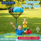 Yeeeasy Tangle-free Parachute Toys For Kids  4 Pack  - Outdoor Flying Game For B