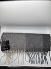Saks Fifth Ave 100  Cashmere Scarf Multicolor Classic Unisex 72x11