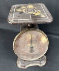 Antique Columbia 24 Lb Cast Iron Kitchen Scale Rustic Farmhouse Decor 8 5 