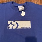 Vintage Paramount Parks Carowinds Mens Graphic Tank Top Blue Crew L New