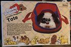 Vintage New 1986 Pound Puppies Dog Plush Doll Carrier Tote Bag - See Desc