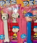 Vintage 1965 Peanuts Pez Dispensers  Snoopy   Charlie Brown New   Sealed In Pack