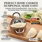 1 Pc Stainless Steel Dumpling Mold - Easy-to-use Dumpling Maker For Home Cooking