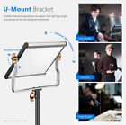 Neewer Dimmable Bi-color Led  Video Light Panel With U Bracket Support And Bag