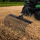 48  Tractor Rake With 2  Receiver 17 Steel Tines For Lawn Tractors Atvs   Utvs