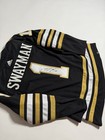 Jeremy Swayman Boston Bruins Signed 100th Anniversary Home Adidas Jersey