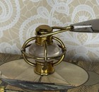 1 12 Scale Miniature Dollhouse Brass And Glass Nonworking Oil Lamp