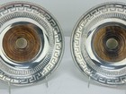 Pr  Old Sheffield Plate Regency Greek-key Coasters   19th C  Matthew Boulton
