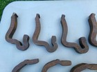 17 Railroad Train Track J Hook Anchors