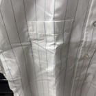 Vtg Flying Postal Service Us Mail Button Shirt Short Sleeve Size 44 Pinstripe