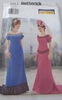 Vintage Butterick 3011 Historical Victorian Era Dress Costume Pattern Size 12-16