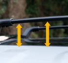 Roof Rack For 2019 - 2023 Toyota Rav4 Xle Hybrid Corss Bar Kit Black Oe Style