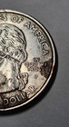2000 New Hampshire State Quarter Copper Strike Thru Error