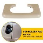 For 1999-2010 Ford F-250 F-350 F-450 Center Console Cup Holder Armrest Pad Beige