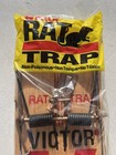 Vintage Victor M201 Original Rat Trap Reusable Wood Spring Snap Varmint Trap