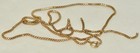 Vintage 1970   s 18k 750 Yellow Gold Broken Chain Scrap 5 3 Grams