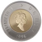 1996 Canada Toonie Proof Two 2 Dollars Heavy Cameo Coin