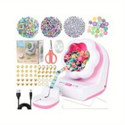 New Colorful Clay Beads Diy Spinner Kit Electric Bead Rotator For Jewelry Making