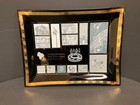 Vintage Wisconsin Telephone Company Glass Advertising Tray Trinket Dish 9 x6 75 