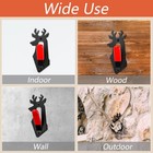 12 Pack European Mount Skull Hangers  Deer Skull Mount Bracket Hangers With Free