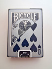 Bicycle Black And Silver Playing Cards Deck 1128 Rare